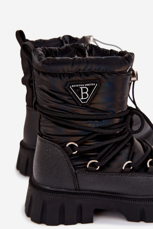 Botas de neve infantis cor preta Adelisse