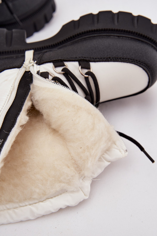 Botas de neve infantis cor branca Adelisse