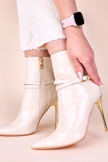 Botas de cano curto em tom... 2