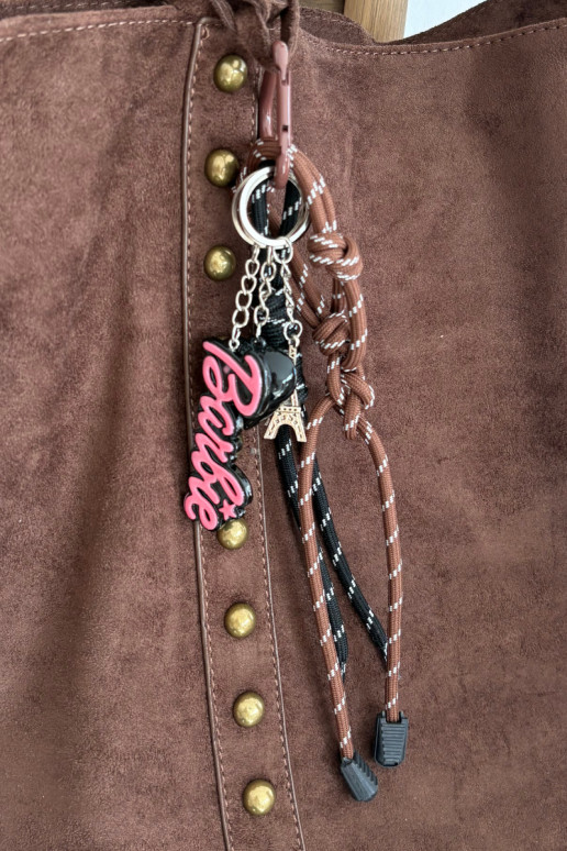 Breloczek Do Torebki Kluczy Barbie EMieża Eiffla Serduszko Celith