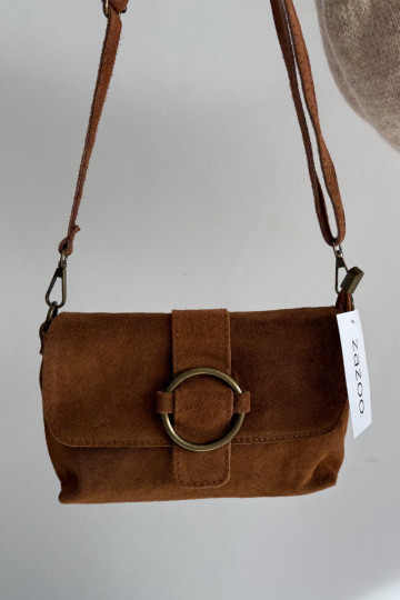 Skórzana de camurçaoParaa Uma bolsa pequena cor marrom Jessel