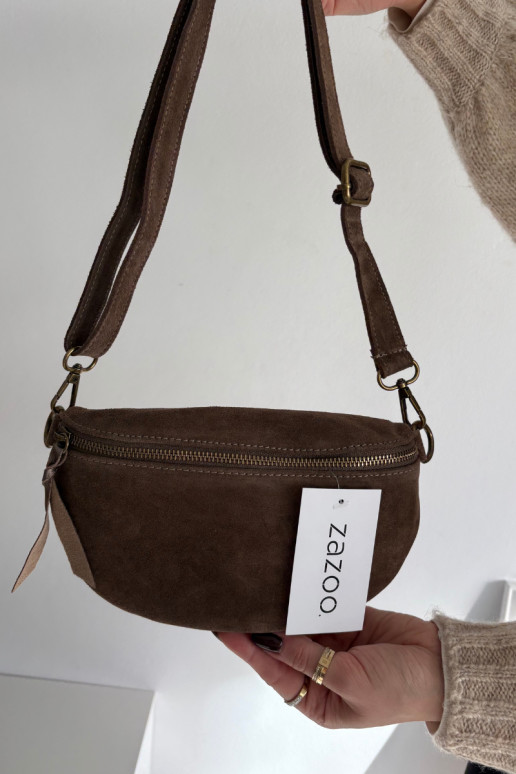 Skórzana de camurçaoParaa Portátil no tronco CzekoladoParaa EMessa