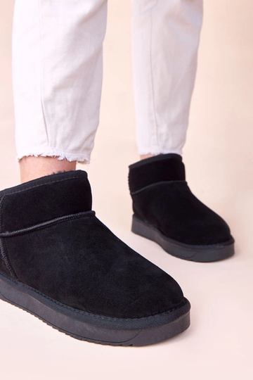 Botas de neve pretas de...