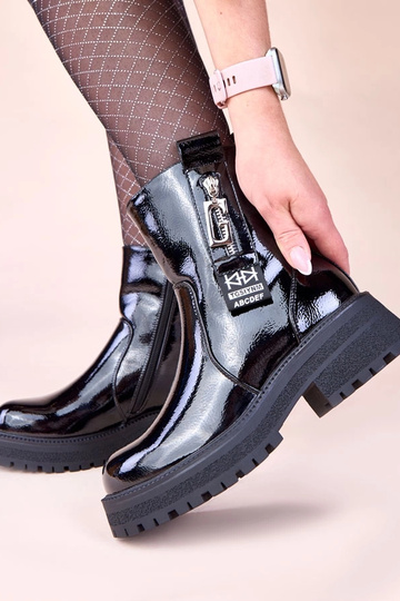 Botas de cano curto pretas... 2