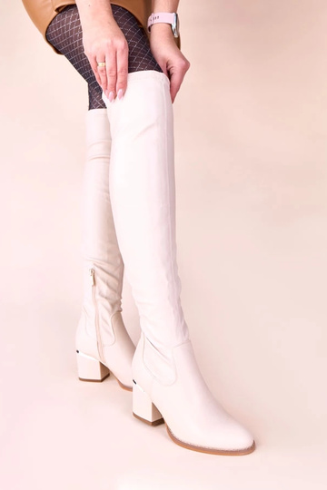 Botas de cano longo na cor... 2