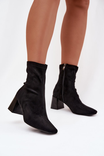 Botins femininos Olianne em camurça sintética 2