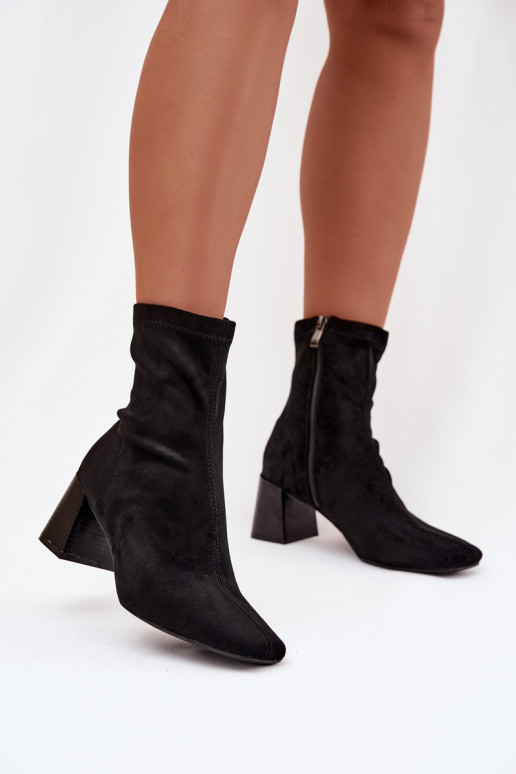 Botas femininasde camurça ecológicau Olianne