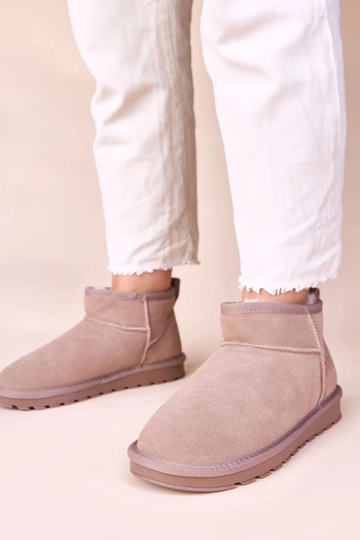 Botas de neve cinzas de...