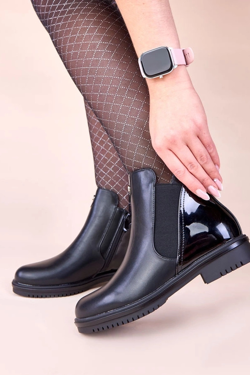 Botins pretos mate clássicos com...