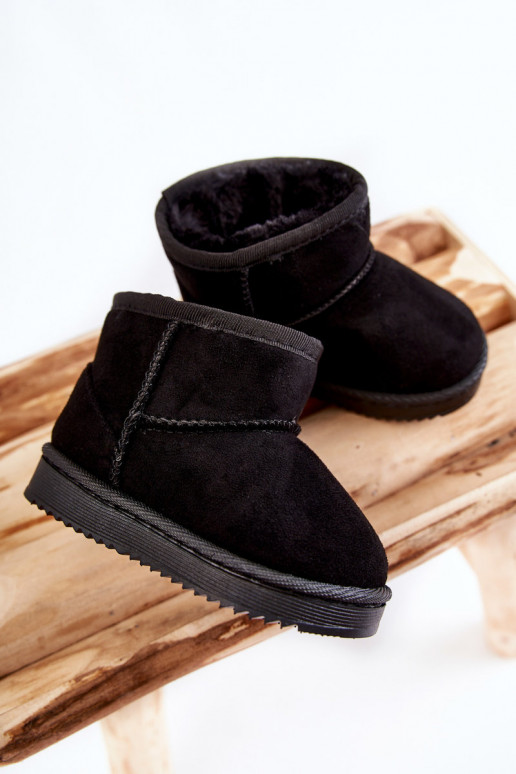 Botas quentes de inverno infantil na cor preta Gooby
