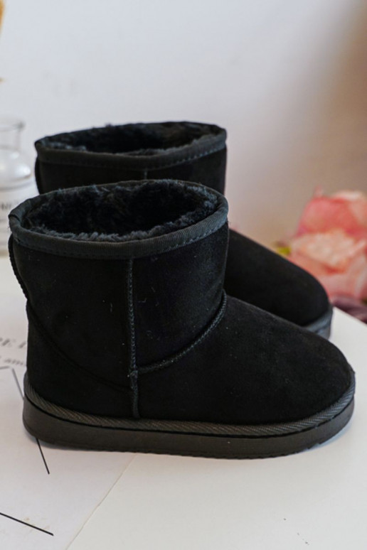 Botas quentes de inverno infantil na cor preta Gooby