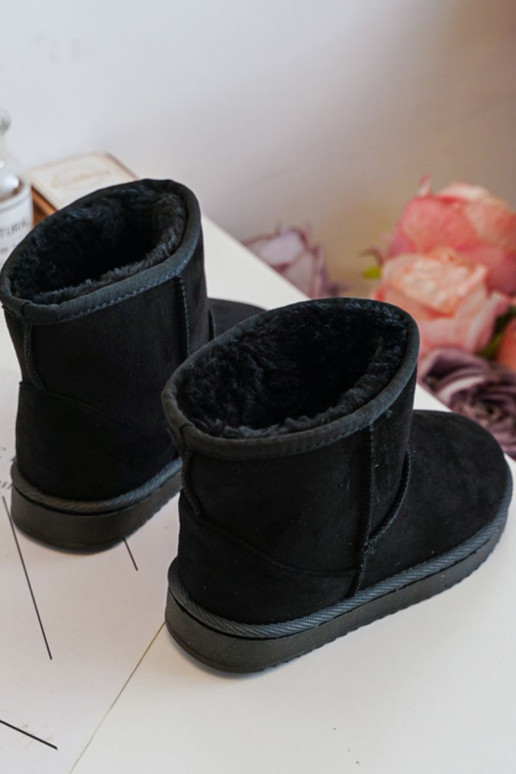 Botas quentes de inverno infantil na cor preta Gooby