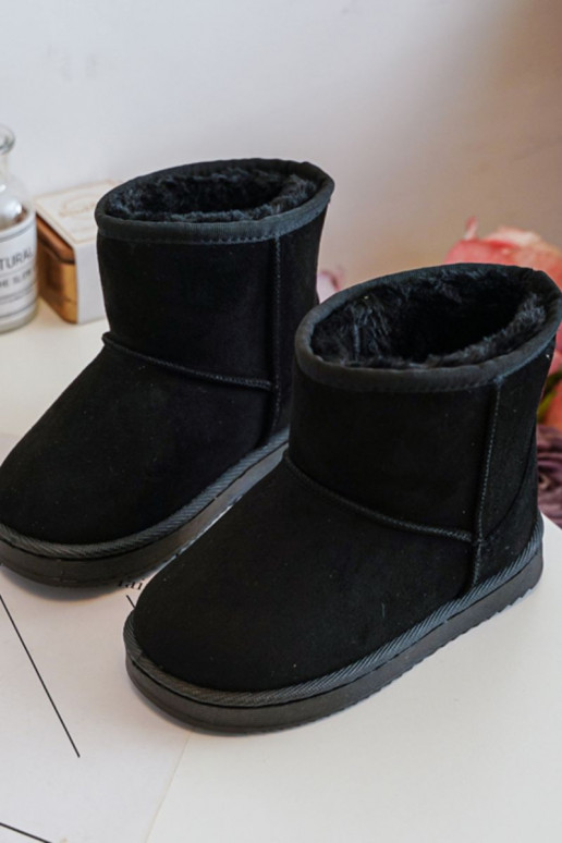 Botas quentes de inverno infantil na cor preta Gooby