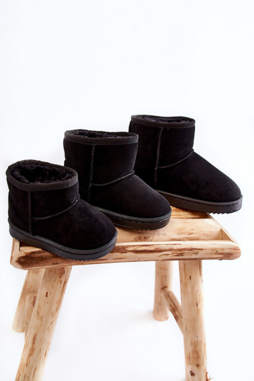 Botas quentes de inverno infantil na cor preta Gooby