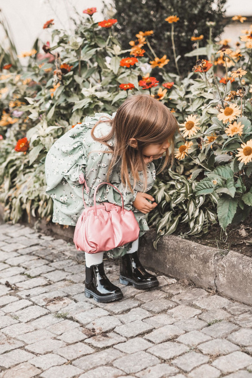 Botas infantis aquecidas com efeito verniz, cor preta Porky