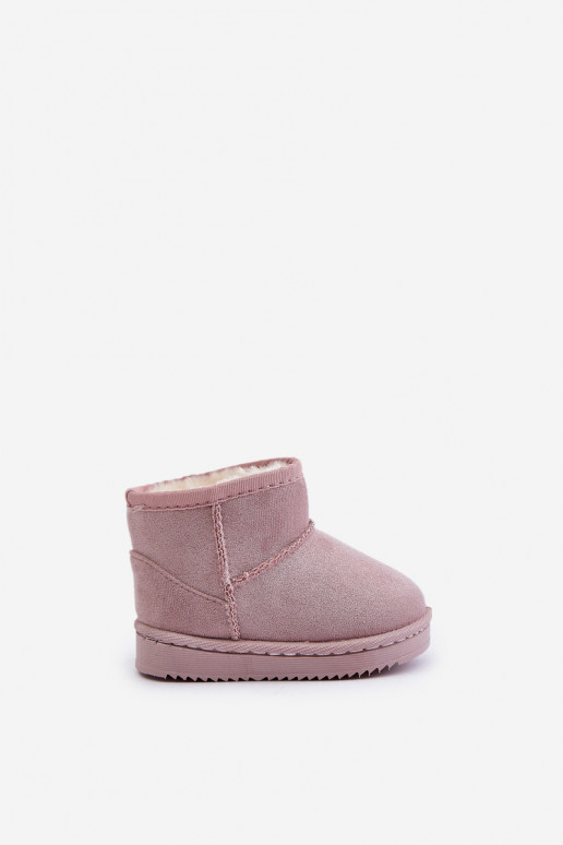 Botas de inverno quentes para crianças Gooby cor-de-rosa