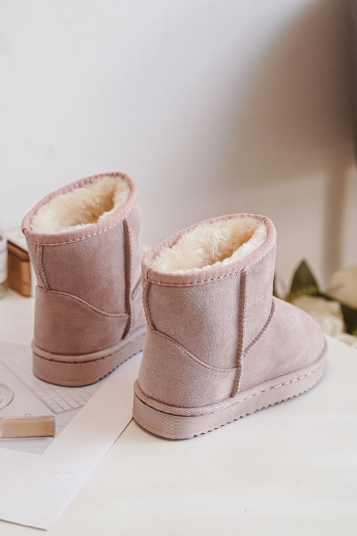 Botas de inverno quentes para crianças Gooby cor-de-rosa