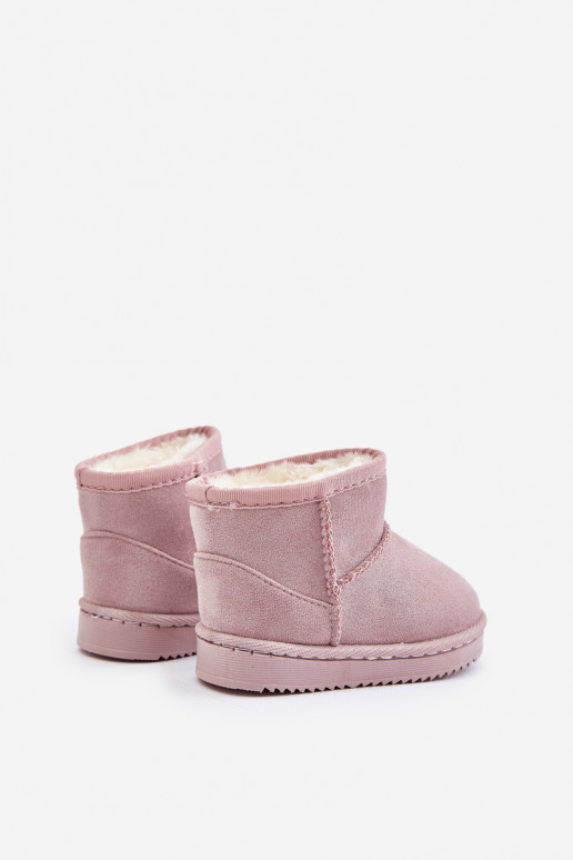 Botas de inverno quentes para crianças Gooby cor-de-rosa