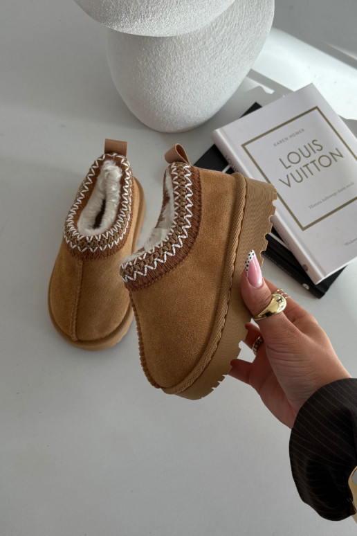 Botas de neve InfantilHaftem cor marrom Prina