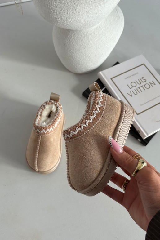 Botas de neve InfantilHaftem bege Prina