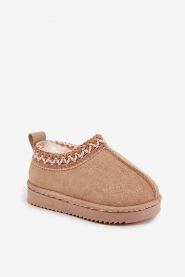 Botas de neve Botas Infantil com uma plataforma aquecimento com pelo por dentro bege Vilabria