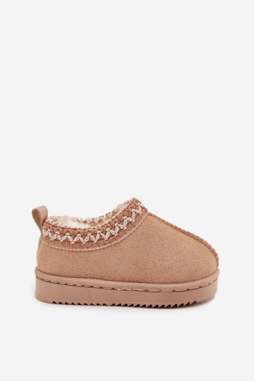 Botas de neve Botas Infantil com uma plataforma aquecimento com pelo por dentro bege Vilabria 2