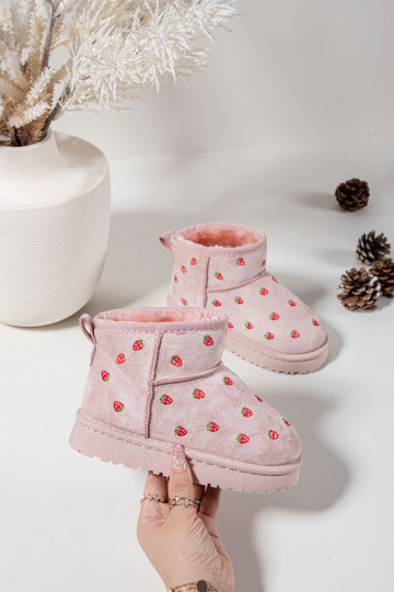 Botas de neve InfantilTruskaParakami cor rosa Gracina 2