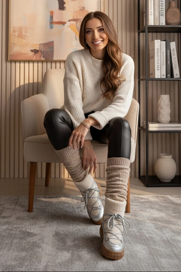 Botas de neve quentes... 2