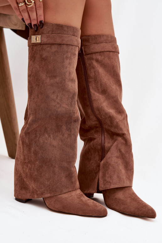 botas de camurça ecológicaoParae Obcas Słupek Casal o castelo aquecimento EMyParainięta CholeParaka bege Evyra