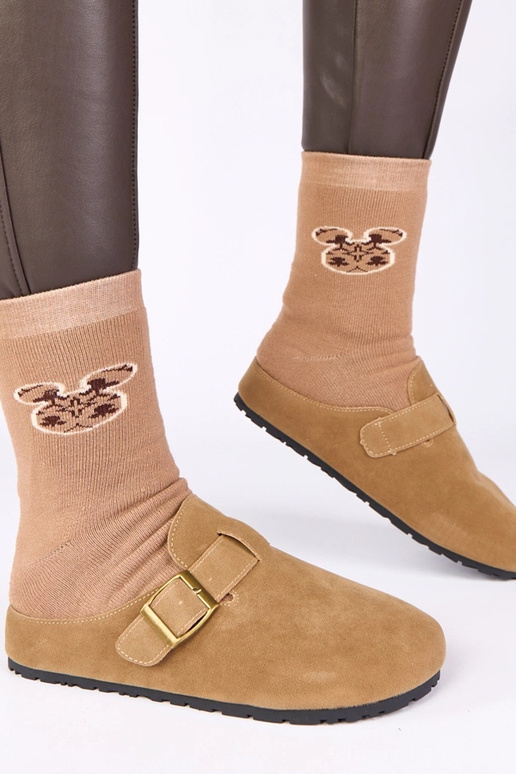 Botas sand com fivela decorativa Atoria