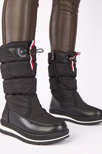 Botas de neve pretas com... 2