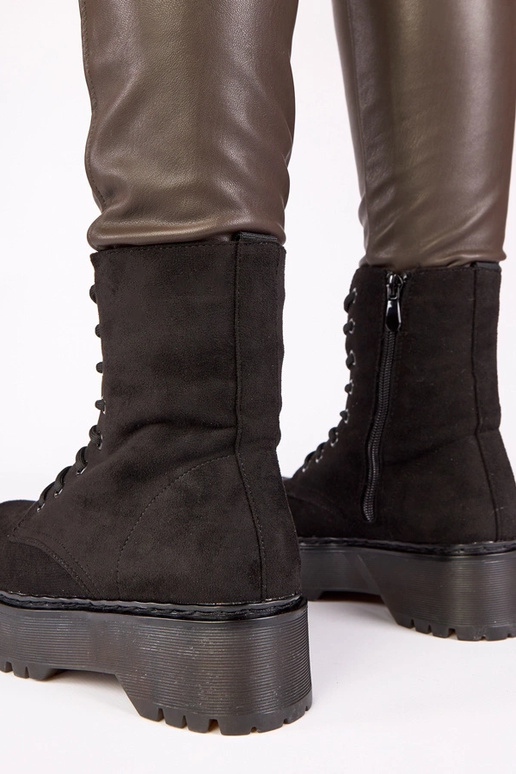 Bailarinas plataforma preto de...