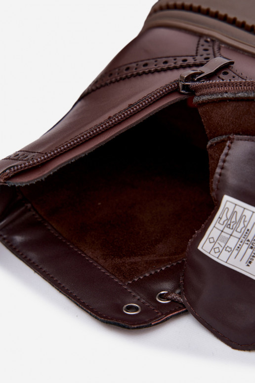 Pele Botas Tem que sercho Lee Cooper LCJ-25-33-3960 cor marrom