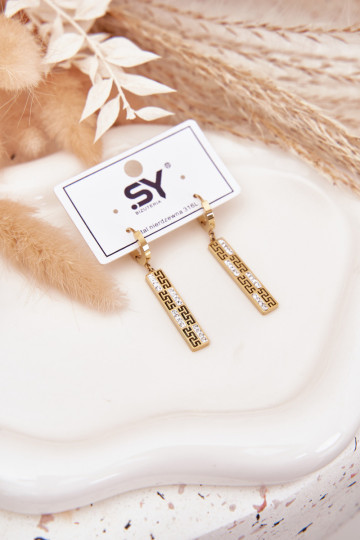 com detalhes elegantesi EMiszące com olhos brilhantes Stal Pozłacana 2