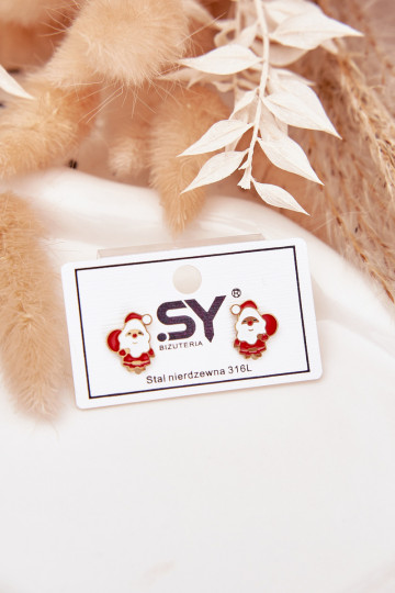 com detalhes elegantesi Papai Noele Fabricado em aço cirúrgico