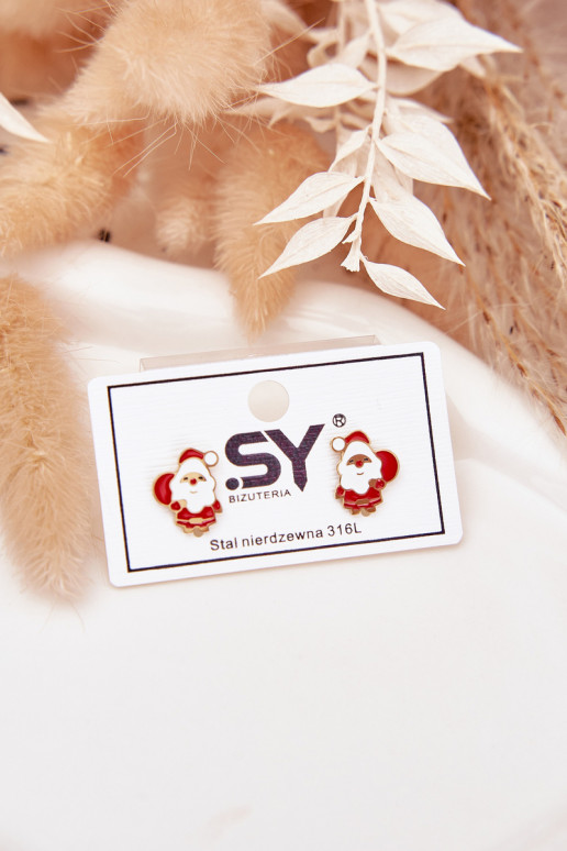 com detalhes elegantesi Papai Noele Fabricado em aço cirúrgico