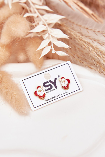 com detalhes elegantesi Papai Noele Fabricado em aço cirúrgico 2