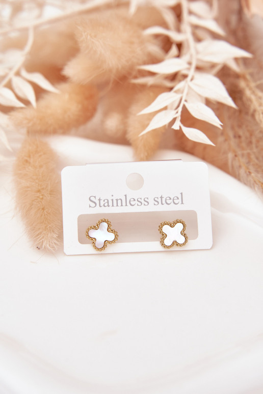 com detalhes elegantesi de aço inoxidável PerłoParao-cor dourada