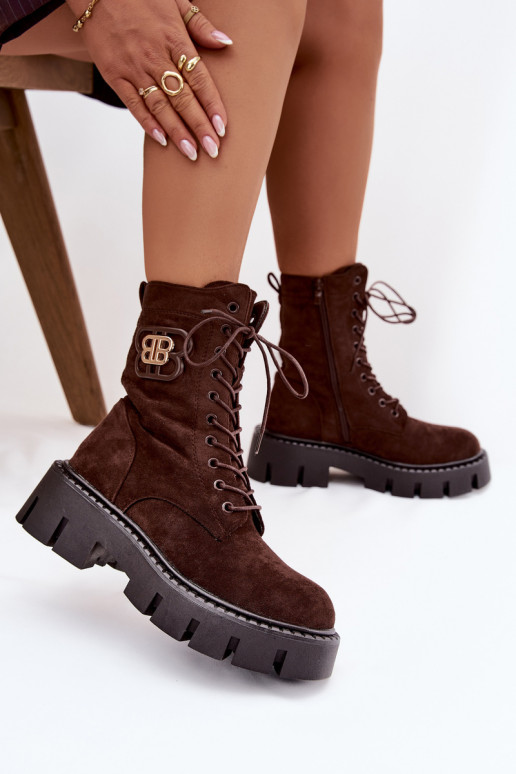 Botas EMokrery Feminino Com decorações Elemento aquecimento CzekoladoParae Ilyane