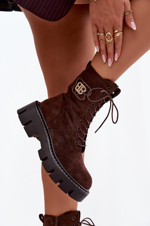 Botas EMokrery Feminino Com decorações Elemento aquecimento CzekoladoParae Ilyane