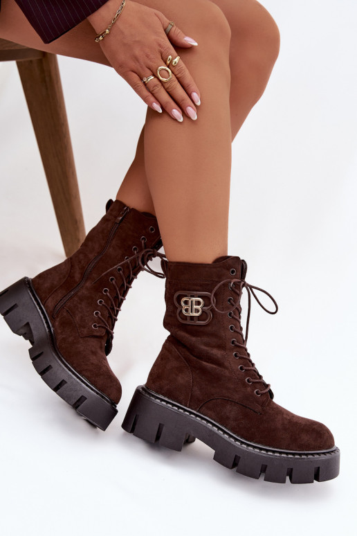 Botas EMokrery Feminino Com decorações Elemento aquecimento CzekoladoParae Ilyane