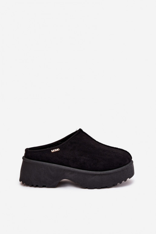 Botas de neve Baixo feminino com uma plataforma cor preta Yrenna