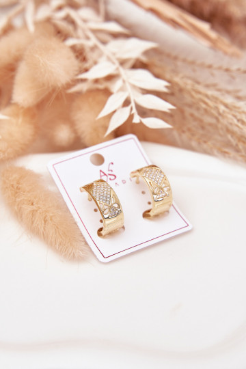 com detalhes elegantesi Feminino Stal Chirurgiczna com olhos brilhantes cor dourada 2