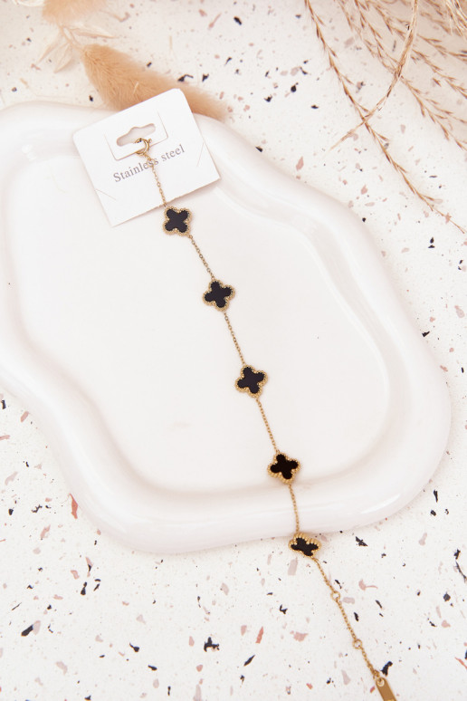 Um bracelete Com pingentes Stal NierdzeParana ouro-preto