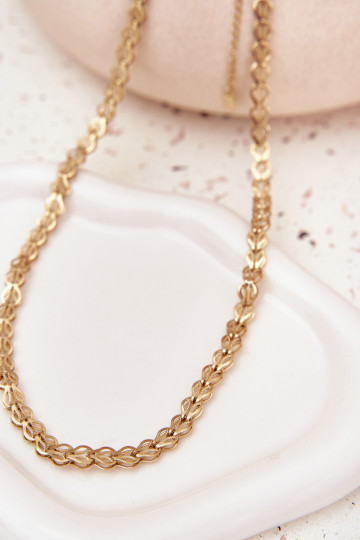 Sem pescoço Fabricado em aço cirúrgico cor dourada