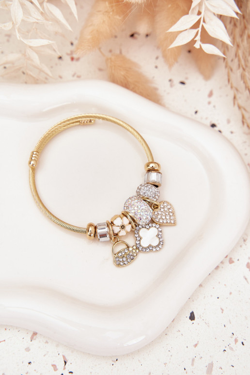 Um bracelete z ZaParaieszkami Charms cor dourada
