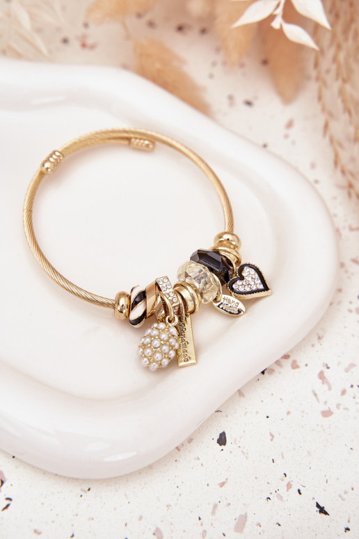 Um bracelete z ZaParaieszkami Charms cor dourada