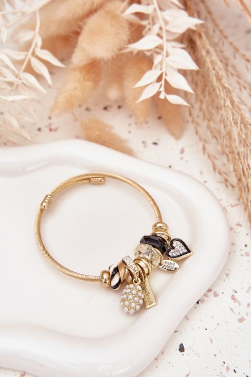 Um bracelete z ZaParaieszkami Charms cor dourada