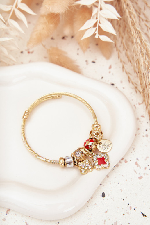 Um bracelete z ZaParaieszkami Charms cor dourada