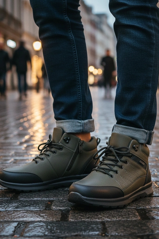 Calças de combate verdes masculinas...